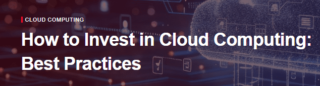 invest1now cloudcomputing