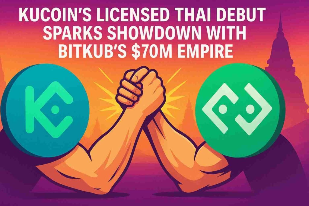 KuCoins Licensed Thai Debut Sparks Showdown With Bitkubs 70M Empire 1